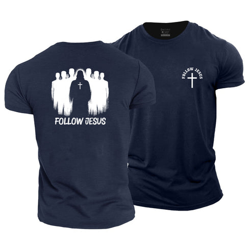 Men's Follow Jesus Cotton T-Shirt